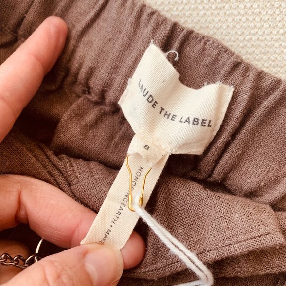 SOLD LAUDE the Hepburn Silk Trouser Pant 8 NWT - Picture 9 of 10